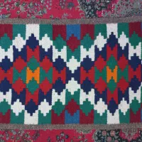 پادری و گلیم بزرگ دست بافت|پادری|اردکان, |دیوار