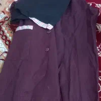 مانتو با کیف مدرسه