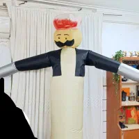 عروسک هوا رقصان رستورانی و فست فودی