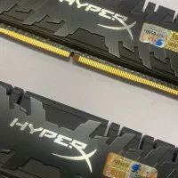 دو‌عدد رم Hyperx cl15 2400 DDR4 8GB