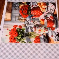 دوخت ست نمگیر،پیش بندودستگیره|سفره، حوله، دستمال آشپزخانه|کرمانشاه, |دیوار