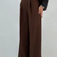 شلوار قهوه ای رنگ ترند سال
