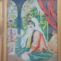 تابلو دستباف کوبلن دوزی قدیمی