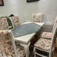میزنهارخوری۶ نفره|میز و صندلی غذاخوری|خلخال, |دیوار