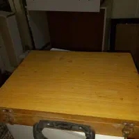 قلموی رنگ روغن همراه با کیف چوبی سالم