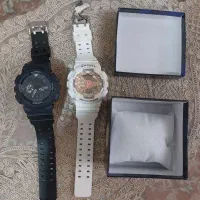 ساعت طرح چی شا‌ک اسپرت سفید و مشکی