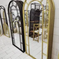 انواع آینه چراغدار، دفرمه، چرخشی، قاب چوب، قاب فلز|آینه|بندرعباس, |دیوار