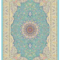 فرش ابریشم کد ۱۶۰۰۶۵ در رنگنبندی جذاب|فرش|تبریز, |دیوار