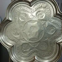 سینی قاجاری|کلکسیون اشیاء عتیقه|ملارد, |دیوار