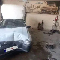 پراید وانت مسقفی مدل ۹۵ تصادفی