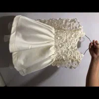 لباس دخترانه مجلسی به همراه کفش  کار مزون دوزی|کفش و لباس بچه|مشهد, شاهد (شهرک غرب)|دیوار