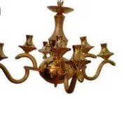 لوستر برنج بزرگ نو