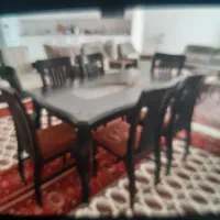 میزنهار خوریوصندلی ۶نفره چوبی
