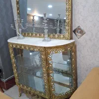 آیینه کنسول  برنز شرکتی اصلی نو به صورت چک و نغد|بوفه، ویترین، کنسول|مراغه, |دیوار