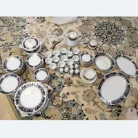 سرویس 12 نفره چینی ژاپن اصل طلاکوب قدیمی|ظروف سرو و پذیرایی|تهران, جوادیه تهرانپارس|دیوار