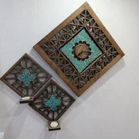 ساعت دیواری چوبی