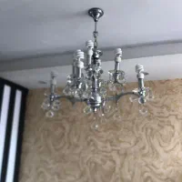 لوستر مدل زنبق|لوستر و چراغ آویز|اردبیل, |دیوار