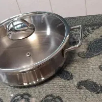 ماهیتابه استیل ترک