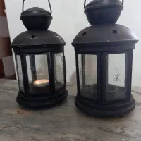 فانوس تزیینی دیکوری 2 عدد|صنایع دستی و سایر لوازم تزئینی|شهریار, شهرک بهاران (ویره)|دیوار