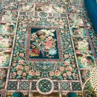 فرش باغ ارم یک عدد ۱۲ متر و یک عدد ۶متری|فرش|لاهیجان, فیاض|دیوار