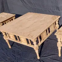 جلو مبلی تمام چوب