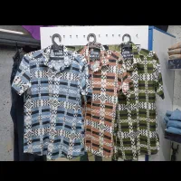 پیراهن طرح دار کنفی استین کوتاه