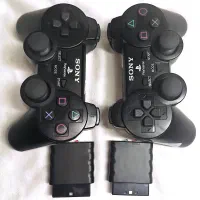 دسته بیسیم PS2+مموری