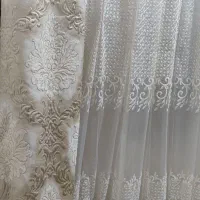 پرده پذیرایی سه تیکه|پرده، رانر، رومیزی|اهواز, فاز ۱ پادادشهر|دیوار