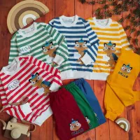 ست بلوز شلوار بچگانه اقتصادی|کفش و لباس بچه|قم, پردیسان|دیوار