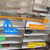 تعدادی قفسه و ویترین|کتابخانه، شلف، قفسه‌های دیواری|اردبیل, |دیوار