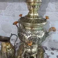 سماور سیاه قلم زیبا وانتیک نو نو اک