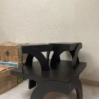 میز جلو مبلی بهمراه د‌وتا میز عسلی