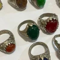 انوع انگشتر های سنگ معدنی طبیعی|بدلیجات|رشت, گلسار|دیوار