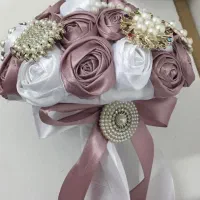 گل عروس  و سینی حنا عمده و تک|گل مصنوعی|زاهدان, |دیوار