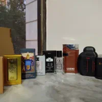تعداد زیادی شیشه خالی عطر با جعبه|آرایشی، بهداشتی، درمانی|مشهد, کوه سنگی|دیوار