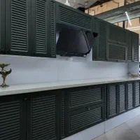 کابینت آماده سبز یشمی