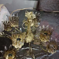 لوستر برنز4شاخه8شعله