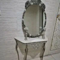 آینه شمعدان سیاه قلم