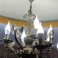 فروش لوستر برنجی|لوستر و چراغ آویز|رشت, معلم|دیوار