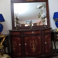 ایینه و کنسول منبت|بوفه، ویترین، کنسول|تهران, جنت‌آباد مرکزی|دیوار