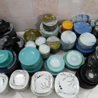 ظرف شیشه ای|ظروف سرو و پذیرایی|قم, نخودی|دیوار