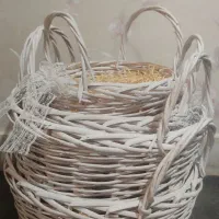 سبد حصیری دسته دار|صنایع دستی و سایر لوازم تزئینی|تهران, توحید|دیوار