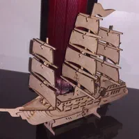 ماکت چوبی طرح کشتی