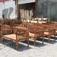 میز صندلی باغی چوبی تاشو تاب باغی تخت سنتی ریلکسی|صندلی و نیمکت|تهران, دولتخواه جنوبی|دیوار