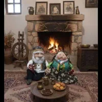 دهکده انواع عروسک‌های فندق|اسباب‌‌بازی|لار, |دیوار