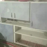 کابینت ۲ دست  ابچکان هود  سینگ  سنگ اپن کابینت تکی|آب‌چکان و نظم‌دهنده ظروف|مشهد, رسالت|دیوار