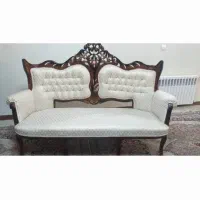 مبل سلطنتی چوب گردو به همراه میز جلومبلی وعسلی|مبلمان خانگی و میز عسلی|اصفهان, شهرک امام خمینی|دیوار