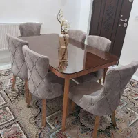 میز غذاخوری 6 نفره|میز و صندلی غذاخوری|پلدشت, |دیوار