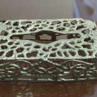 جا دستمال کاغذی برنزی