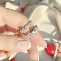 حلقه های نقره زنانه آبکاری طلا|جواهرات|اهواز, کیانپارس |دیوار